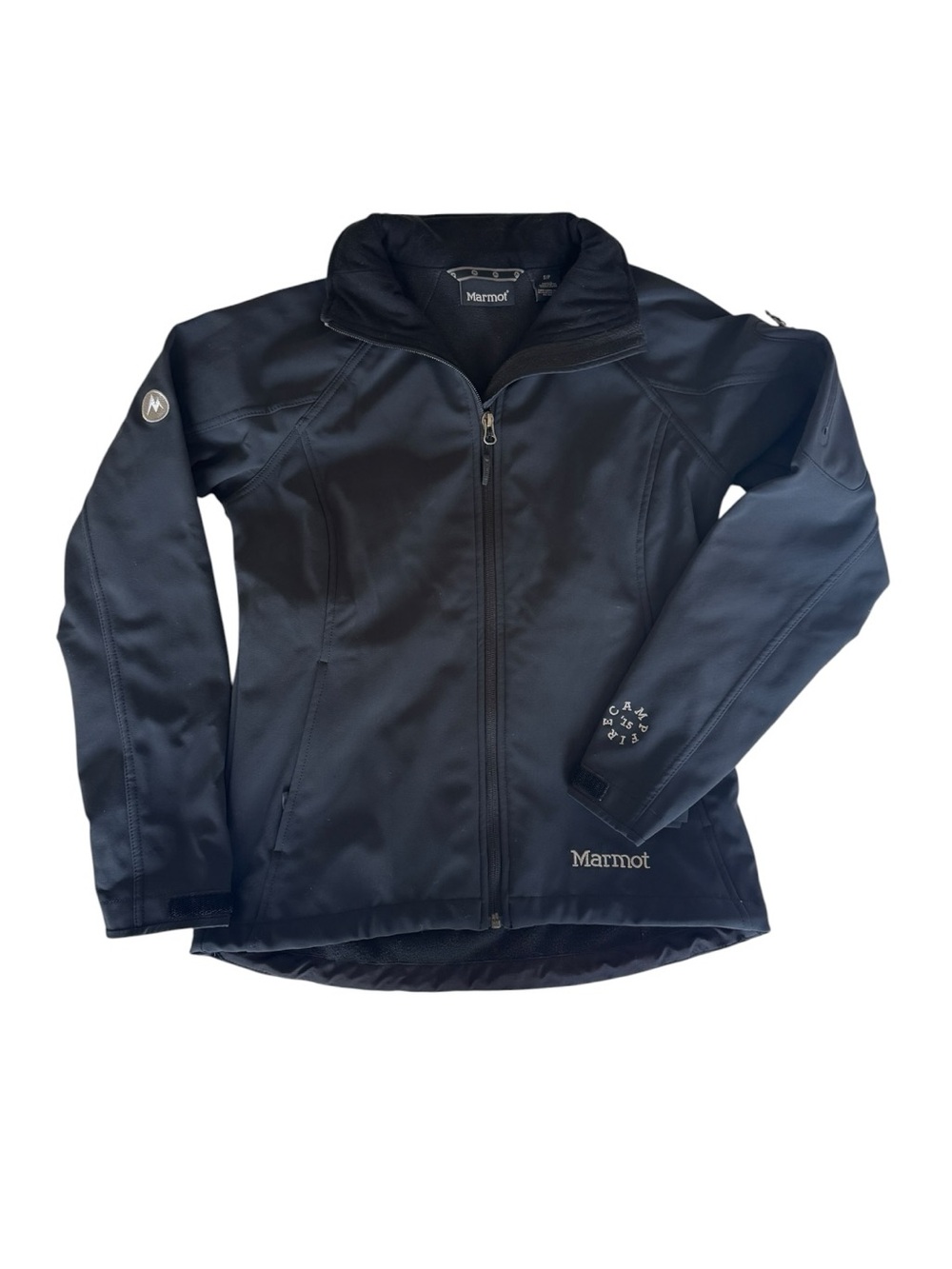 Marmot Women's Black Softshell Jacket with Amazon Campfire ‘15 Branding